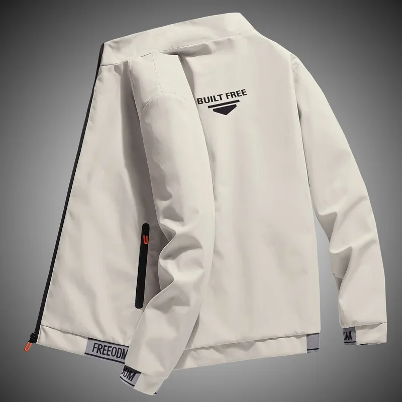 Весенне-осенняя мужская рабочая одежда куртка с воротником-стойкой бейсбольная