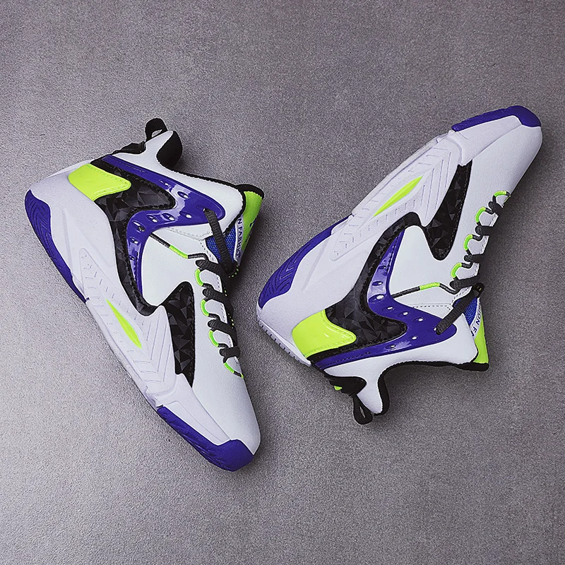 Autumn New Children's Basketball Shoes High quality Children's High top Youth Basketball Shoes Outdoor Training Basketball Shoes