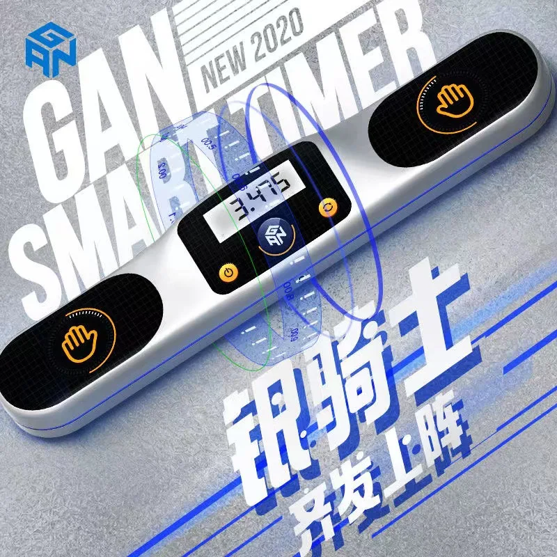 

GAN Smart Timer Rubik's Cube Race Timer Cube timer Silver Knight Black Knight Star Ring Bluetooth Training Pad