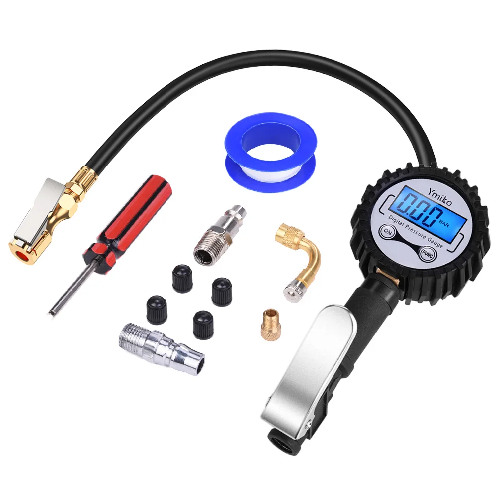 

LCD Digital Display Tire Calibrator Diagnostic Car Pressure Gauge Accessory Monitoring System