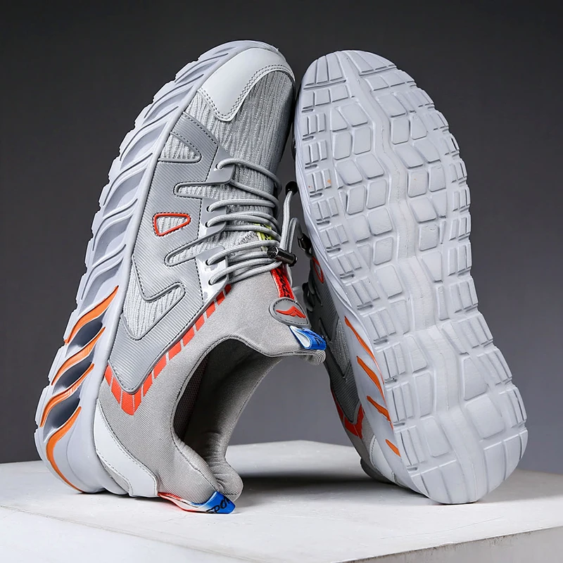 

Breathable Fashion Black Men Shoes Round Head Light Sneakers Man Comfortable Walking Sneakers Flat Shoes for Male 2022
