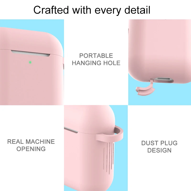 Силиконовый защитный чехол для Airpods 1 и 2
