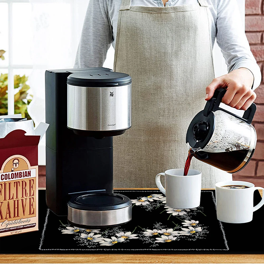 Абсорбент для кухни сушильный коврик ромашки в горошек Gypsophila аксессуары столов с