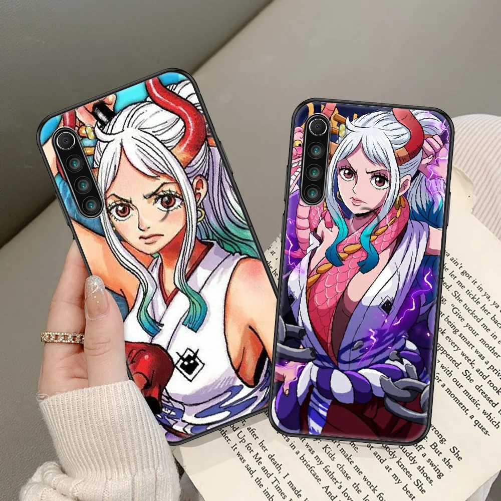 

Yamato One Piece Phone case For Xiaomi Redmi Note 7 7A 8 8T 9 9A 9S 10 K30 Pro Ultra black trend prime 3D bumper fashion back