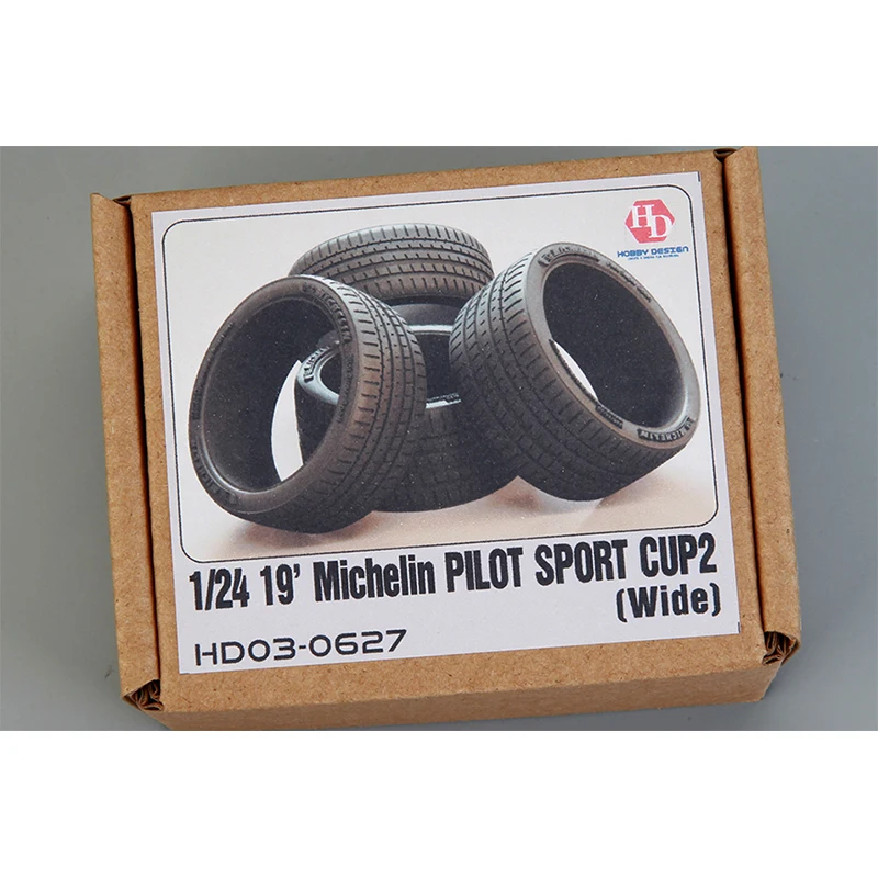 

Hobby Design HD03-0627 1/24 19 'Michelin Pilot Sport Cup 2 шины (широкие), подарок хоббиста, искусство ручной работы для профессиональных взрослых