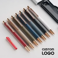 light luxury metal neutral pen custom logo ballpoint pen school teacher gift pen personalized office supplies student stationery