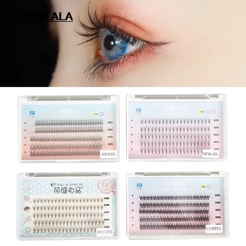 

ESHYLALA 5 Rows Mixed Eyelashes Natural Eyelashes Dramatic False Eyelashes Faux Cils Makeup Wholesale Fake Eyelash Extension
