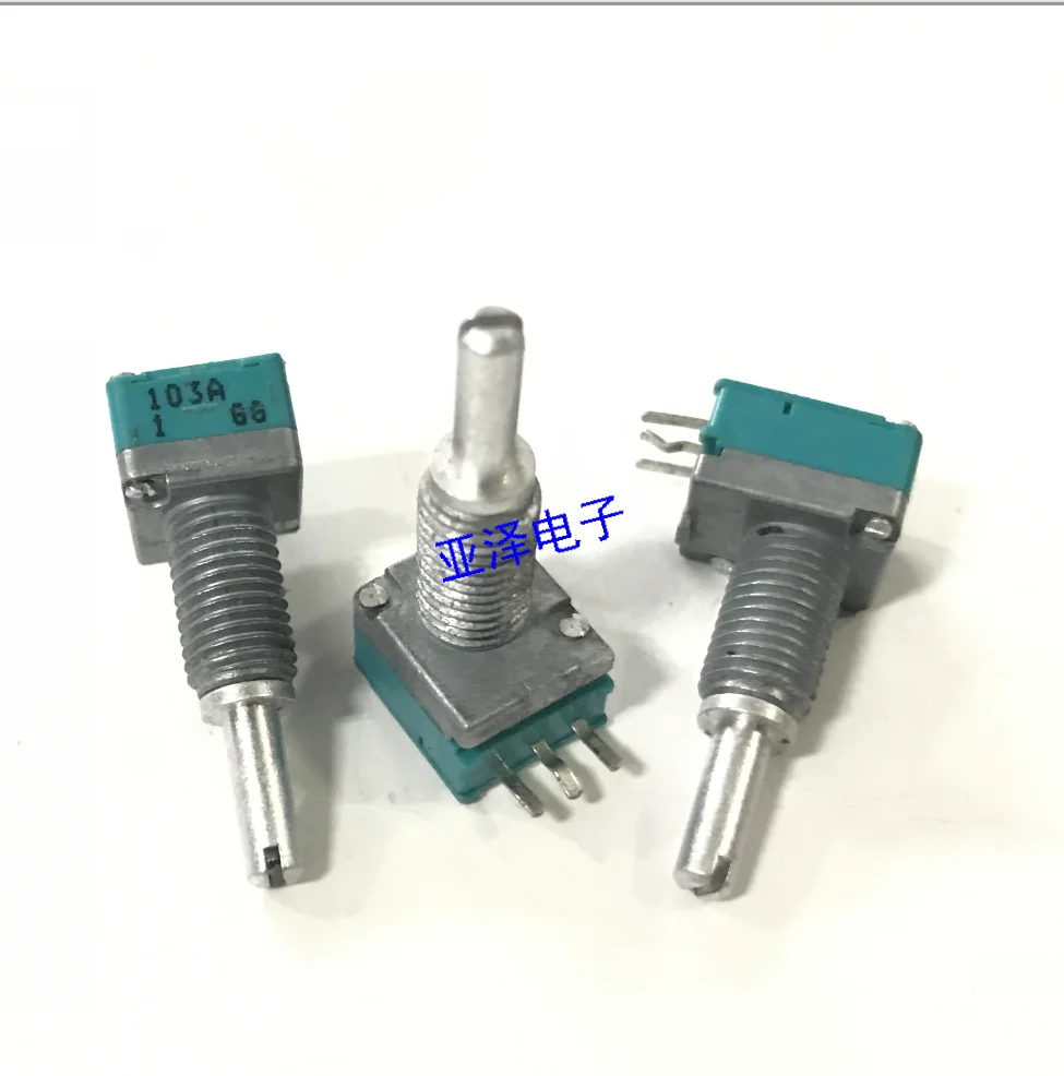 Прецизионный потенциометр RK09L один A10K Малый вал длина 20 мм тонкий 3-контактное