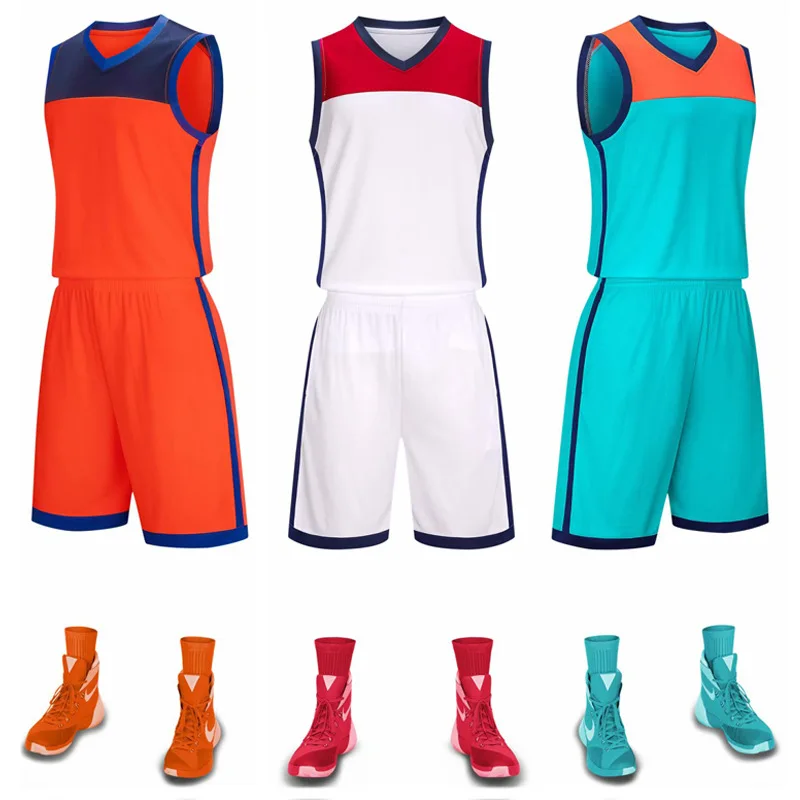 

Basketball Suits Adult Children Fitness Suit Men Basketball JerseySets Breathable Sleeveless 2 Pieces Set camiseta de baloncesto