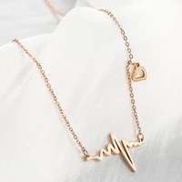 2022 trend sparkling love gold color choker necklace for women elegant clavicle chain necklace party wedding collar jewelry gift