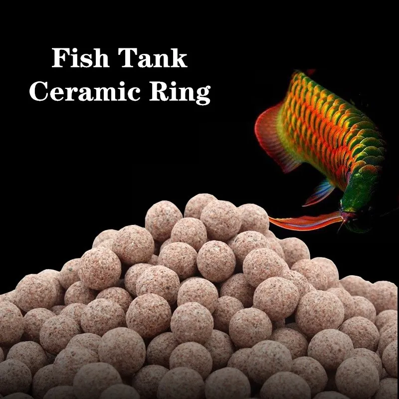 

500g Aquarium Bio Ceramic Ball Nitrifying Bacteria House Fish Tank Filter Media Water Purification Filter Accessories 수족관