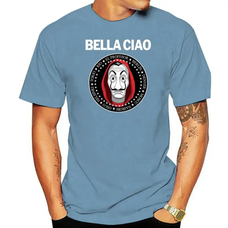 

Bella Ciao Tshirt For La Casa De Papel Lovers T Shirt Letter Cotton Spring Printed O Neck Graphic Leisure Comical Shirt