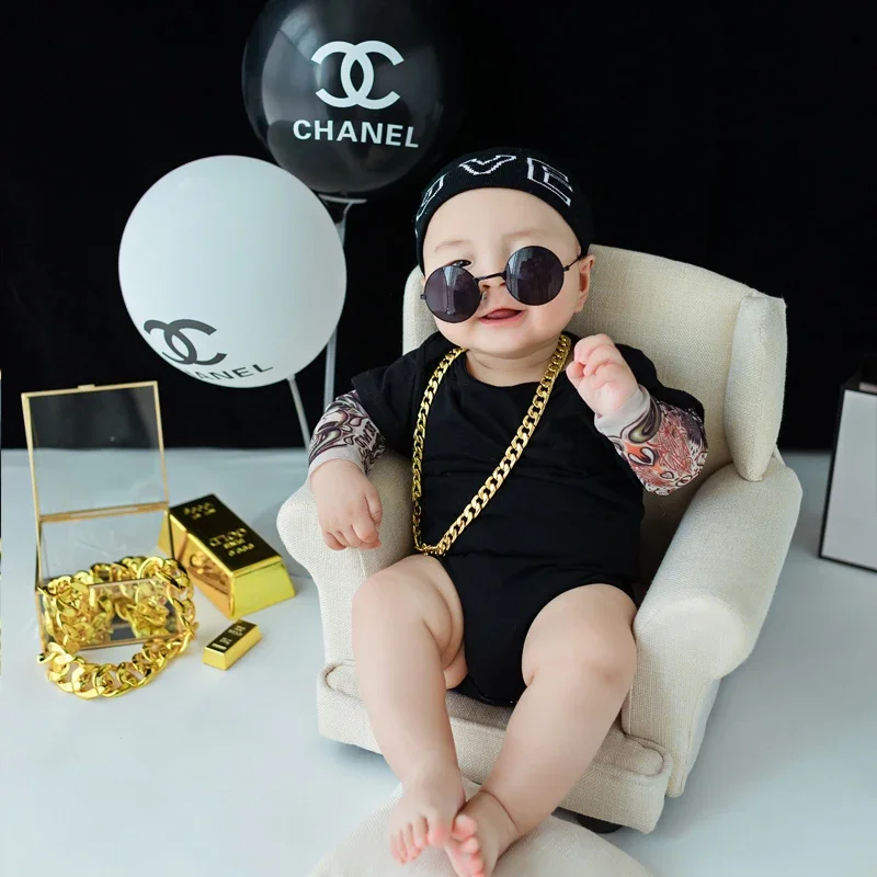 Новая 100-дневная детская фотография маленькая красная книга социальная фигурка