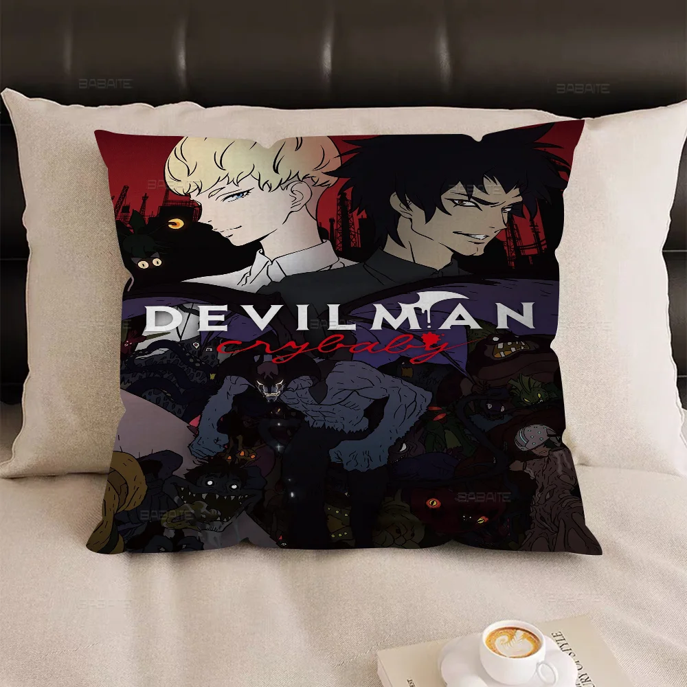 Anime D-Devilman C-Crybaby Pillow Gift Home Office Decoration Bedroom Sofa Car Cushion CoverPillow Case