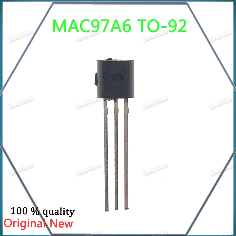 100 шт./лот! Двунаправленный Тиристор MAC97A6 MAC 97A6 TO-92 400 А В тиристор транзистор |