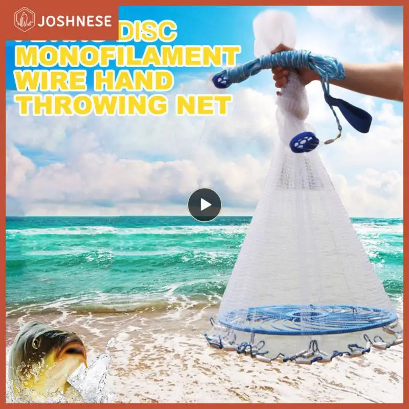 

Folding Fishing Durable Hand-throwing Hand-throwing Net Dip Nets Hand-throwing Net Fishing Net Fishing Tackle Accessory