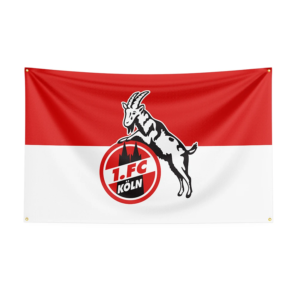 3x5 FC Köln Flag Polyester Printed Racing Sport Banner For Decor