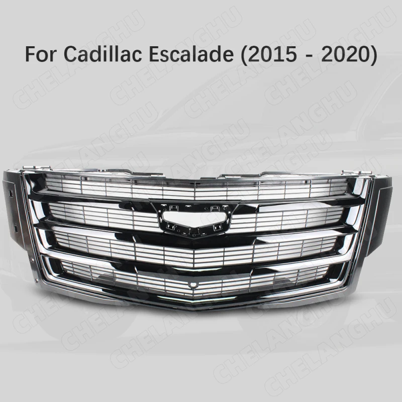 

Гоночные грили для Cadillac Escalade 2015 2016 2017 2018 2019 2020, черная средняя решетка, автомобильные аксессуары OEM 84661791