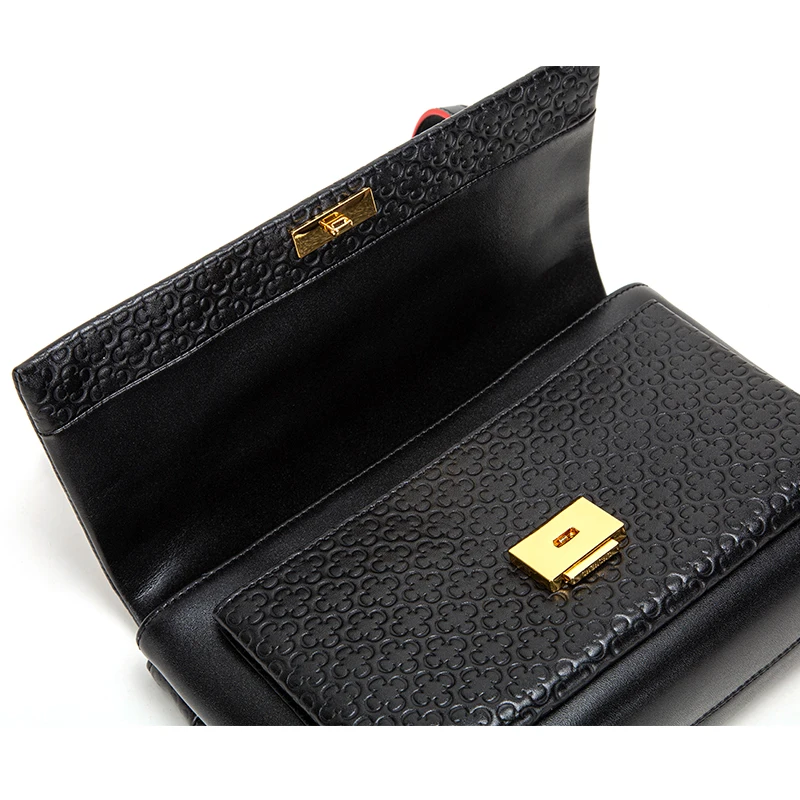 Женская сумка через плечо из натуральной кожи