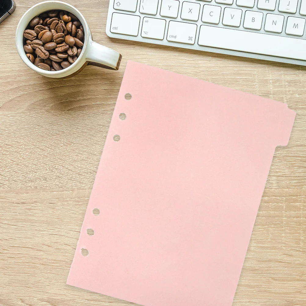 Вкладки для переплета журналов перегородки зажимы бытовые разделители розовые