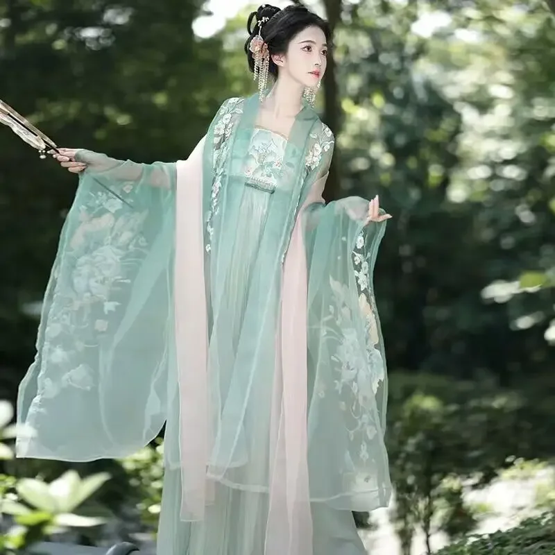 Женское платье Hanfu Традиционный китайский костюм для косплея Хэллоуина с