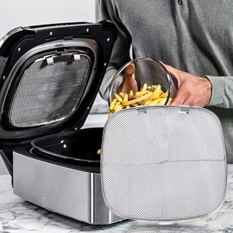 

Stainless Steel Splatter Shield ForNinja Food Aid 301 Reusable Grill Accessories ForNinja Food AG300 AG300C AG301C AG302 AG400