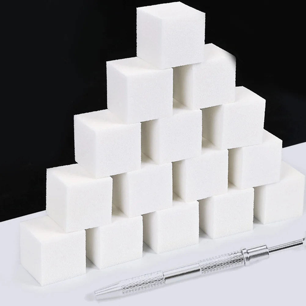 Кубики тофу для ногтей захват губки маникюрные румяна маленькие мягкие из