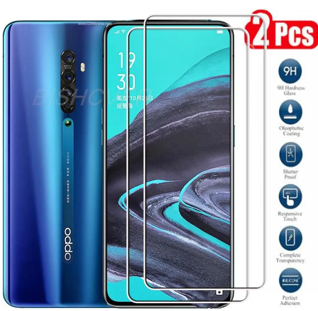 Закаленное стекло для OPPO Reno 2, защитная пленка, Взрывозащищенный протектор экрана для Reno2 PCKM70 PCKT00 PCKM00 cph1904, стекло 6,5 дюйма