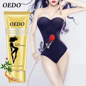 Крем для похудения с гиалуроновой кислотой и женьшенем, отбеливающий