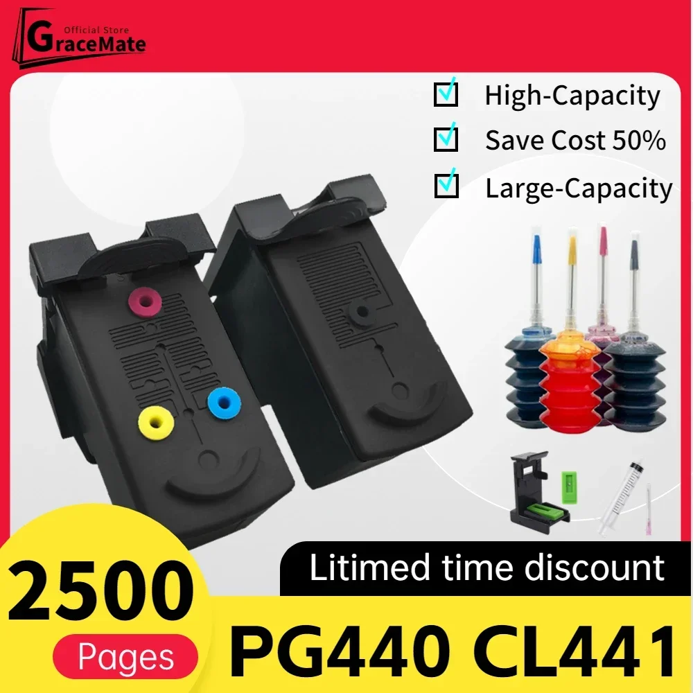 PG440 CL441 Совместимость с Canon PG 440 CL 441 для PIXMA MG2140 MG2180 MG3180 MG4180 MG4280 MX394 MX434 MX474 Чернила