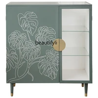 yj french sofa side cabinet living room bedroom dining room coffee table storage cabinet side cabinet side cabinet