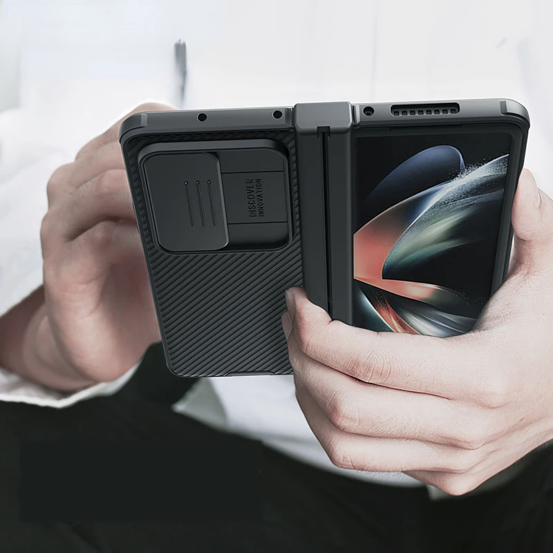 

Складной чехол для Samsung Galaxy Z, складной чехол для камеры CamShield Pro, складной чехол для Samsung Z, складной чехол для 4 искусств с S-слотом для ручки