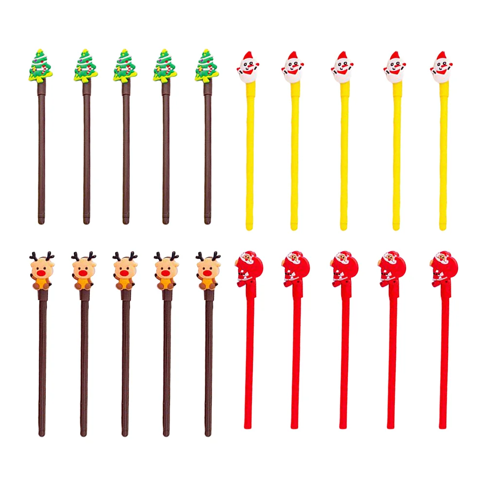 

Ручка, рождественские ручки, Мультяшные канцелярские товары, наполнитель для письма, праздничный набор, милые призы, школьные детские ролик...