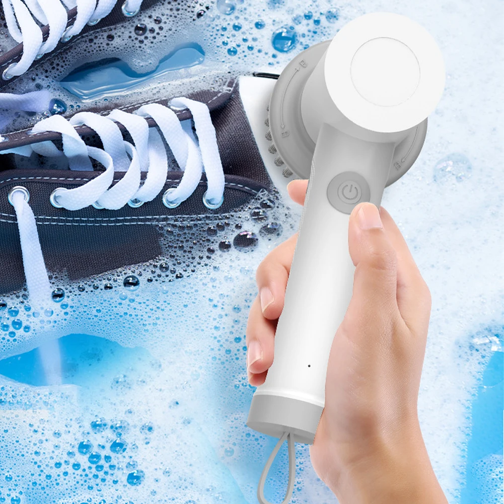 

Электрическая щетка для чистки плитки в ванной 1200 мАч, инструмент для мытья с перезаряжаемой батареей, аксессуары для кухни