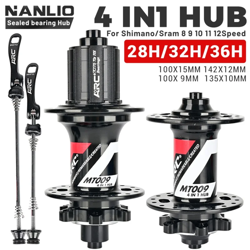 

Bicycle hub ARC 6 plaws 114T Noise Hub Mountain bike Hub NBK Sealed Bearing 28 32 36Hole Hub HG XD MS 8 9 10 11 12 speed QR TA