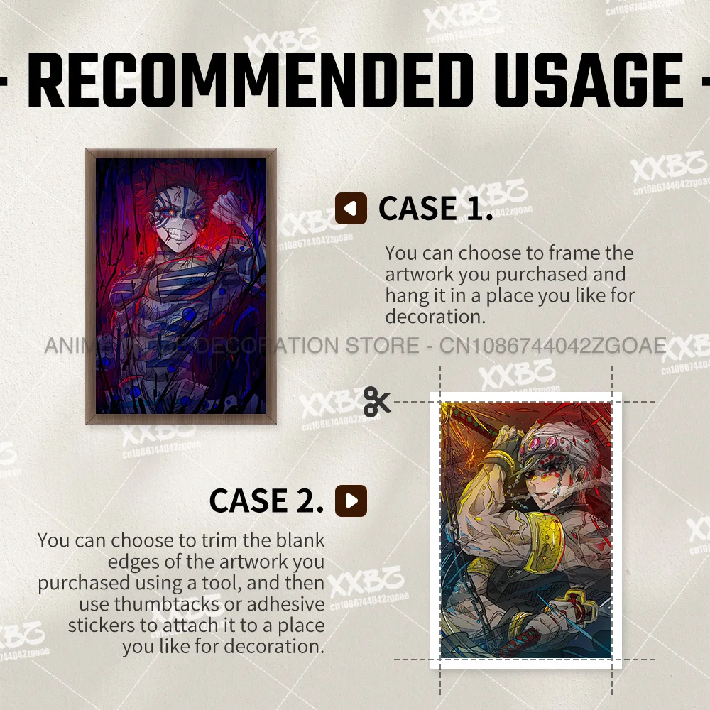 Плакаты с изображением рассекающего демонов Kamado Tanjirou без рамки картина в стиле