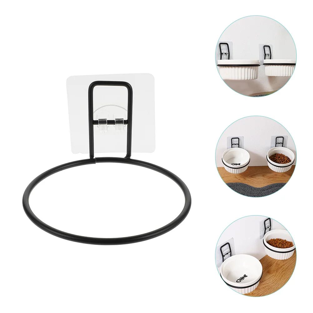 Настенная полка для кормления удобное крепление миски домашнего питомца