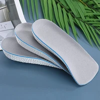 height increasing insoles light weight soft elastic arch support breathable eva for men women shoes pads heighten lift inserts