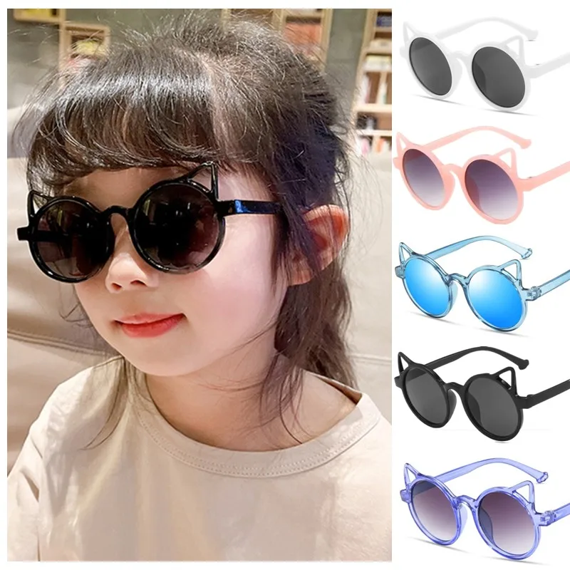 

Summer Girl Boys Cute Sunglasse Animal Cartoon Flower Wings Outdoor Children Lovely Vintage Sunglasses Protection Classic Kids