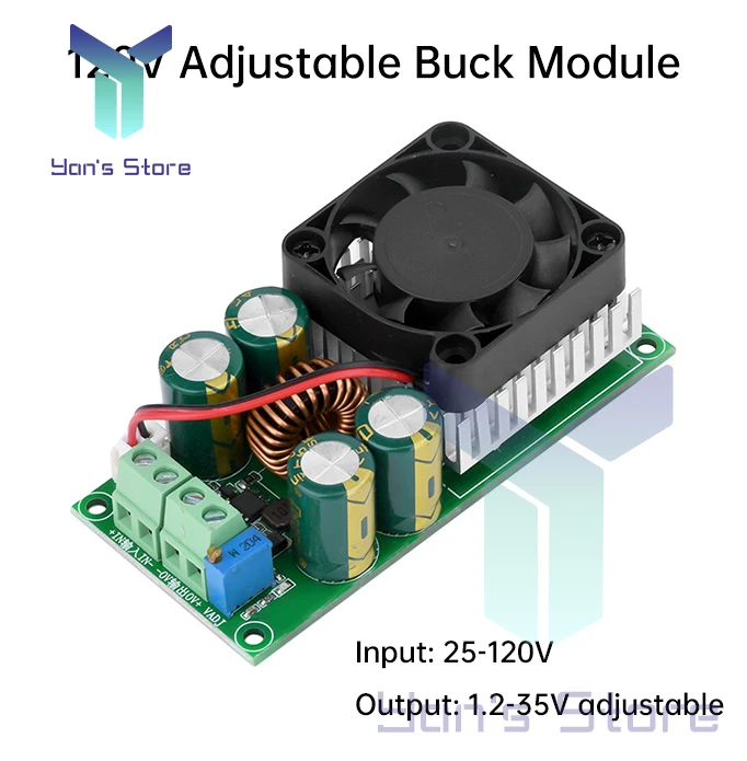 DC-DC Модуль понижающего преобразователя постоянного тока CC CV DC25-120V до 1 2-35 В макс. 10
