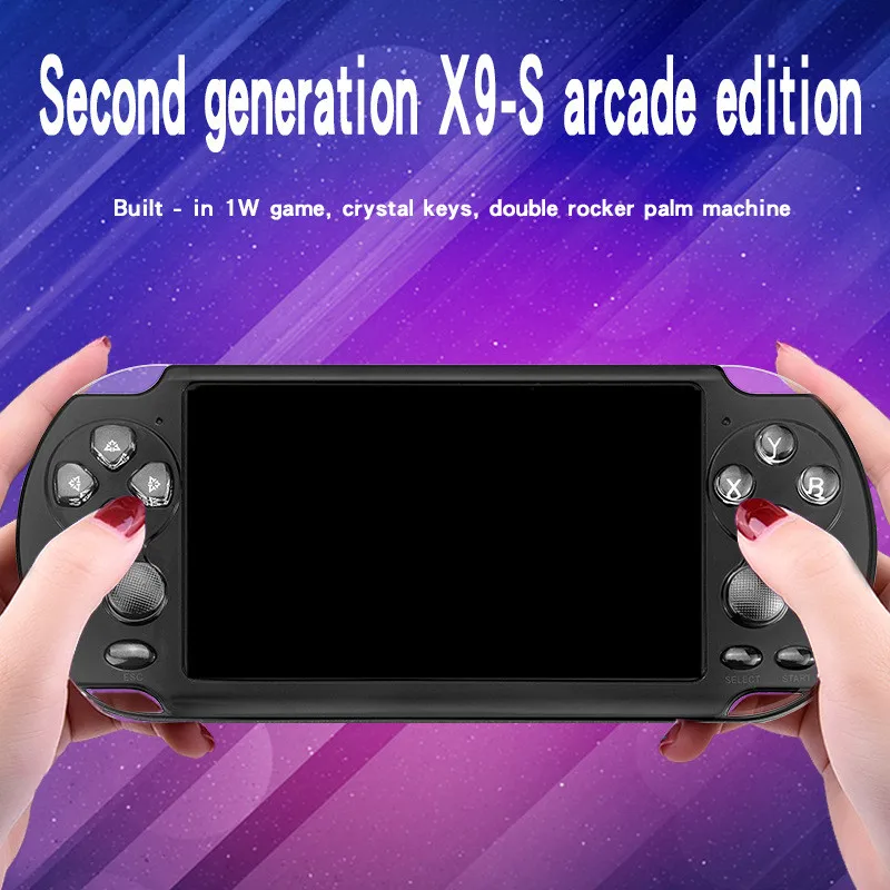 

Портативные мини-игры Consolas De Videojuegos, портативные игровые плееры, ретро видео ностальгическая игровая ручка, 128 бит, аркадный геймпад PSP