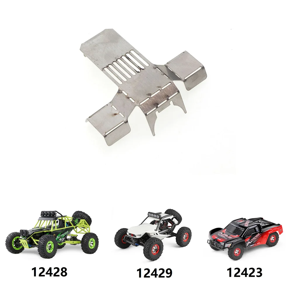 Защита задней оси из нержавеющей стали для Wltoys 12428 12423 12429 FY03 FY06 FY07 FY08 1/12 обновление