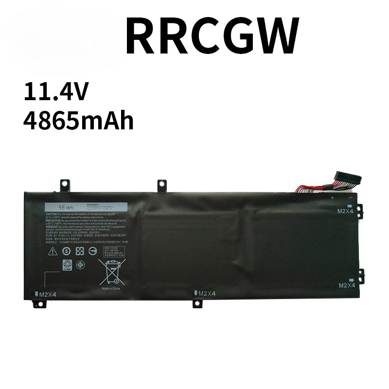 Аккумулятор для ноутбука 4GVGH RRCGW DELL Precision 5510 XPS 15 9550 серии 1P6KD T453X