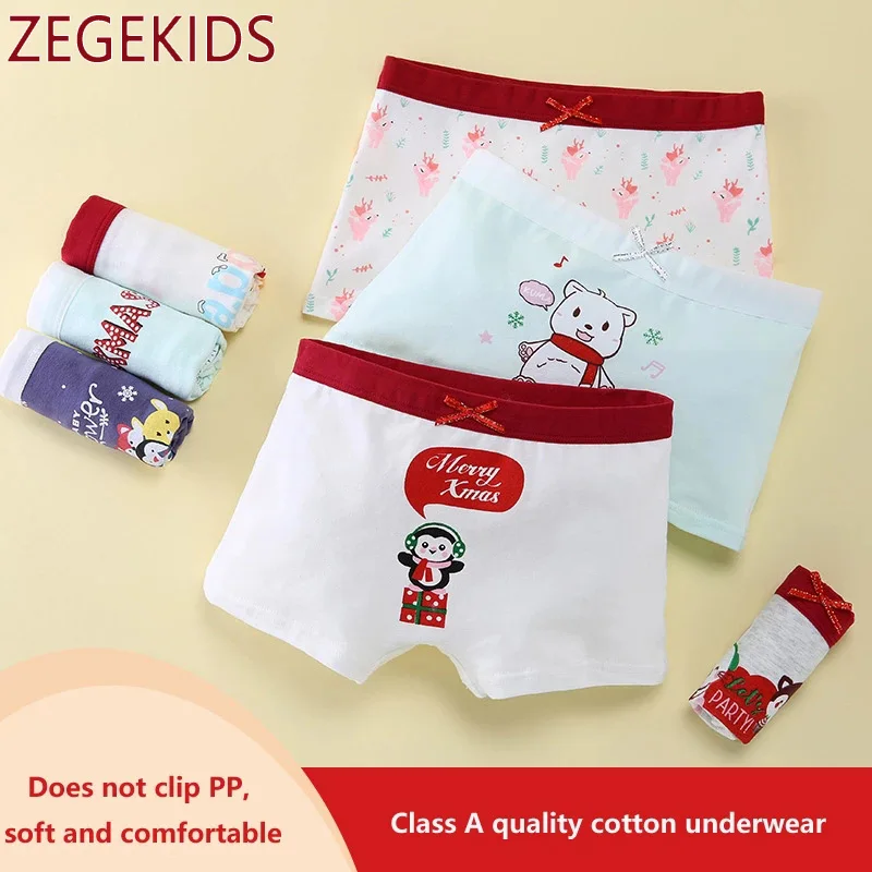 

Girls Underwear Children's Panties Boys Boxer Panti for Kid Antibacterial Child Shorts Cartoon Cotton Girls' Underpants 5pcs/lot