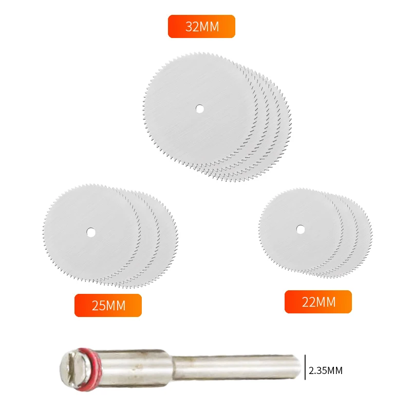 

Набор лезвий для мини циркулярной пилы из быстрорежущей стали, 6/11 шт., диск для резки металла из нержавеющей стали для вращающегося инструмента, диск для резки дерева с оправкой