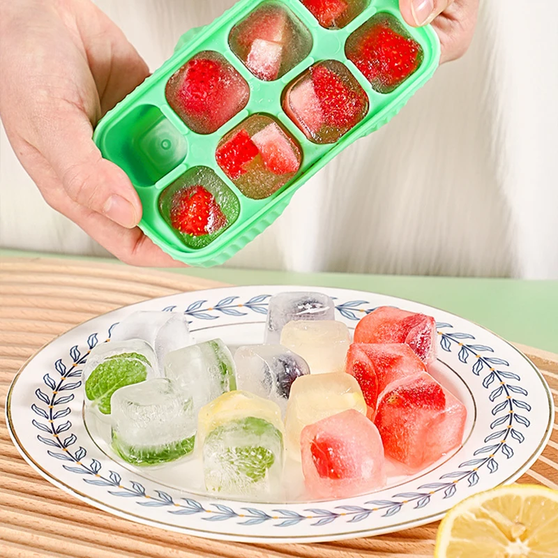 

3 Pcs/Pack Silicone Ice Tray Mold Box Ice Cube Maker Non-toxic Durable Bar Pub Wine Ice Blocks Maker Kitchen Tools Accessories