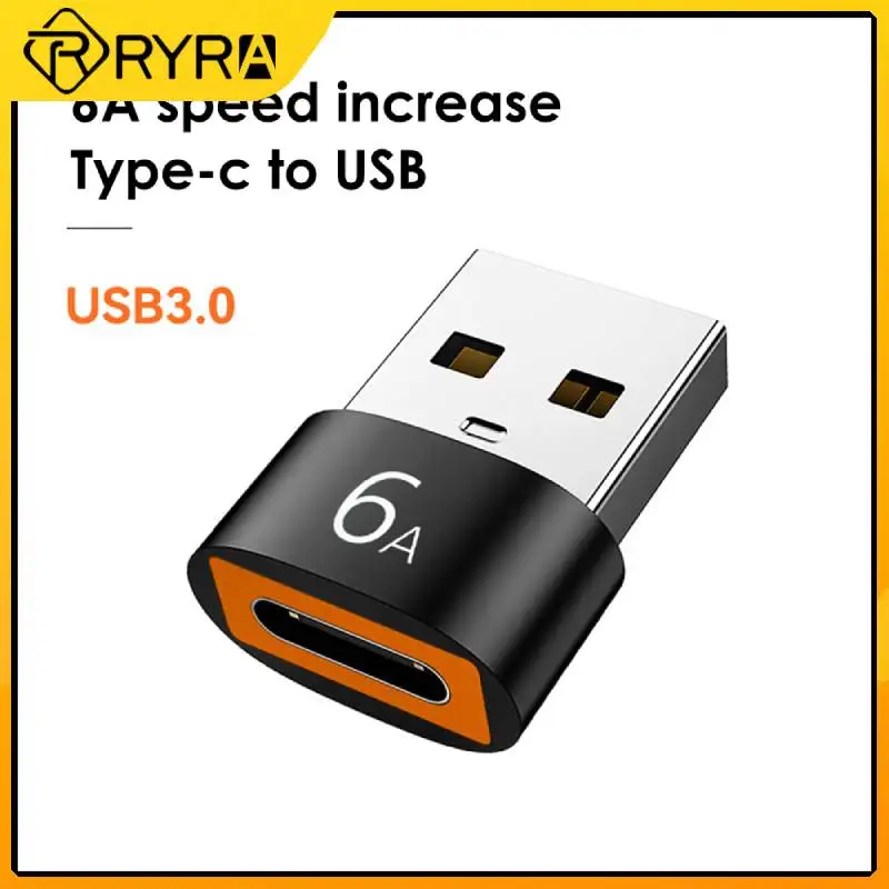 

Адаптер для передачи данных RYRA 6A USB OTG на Type C переходник Type C «мама» на USB «папа» адаптер для быстрой зарядки для ноутбука Macbook