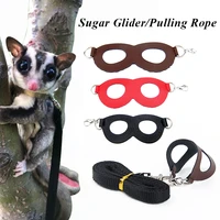 small pet leash small pet chest strap pu leather pet chest small pet supplies strong durable solid color anti lost anti flying