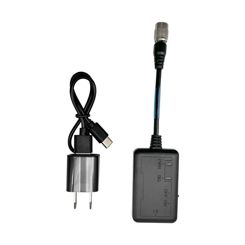 Фото 6-контактный Bluetooth-адаптер для тахеометров Topcon, Hirose, Sokkia, South с зарядным устройством и кабелем USB для передачи данных FC-24L №5