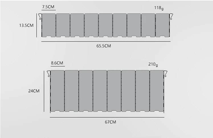 Складной ветрозащитный экран из алюминиевого сплава для печи 8/9
